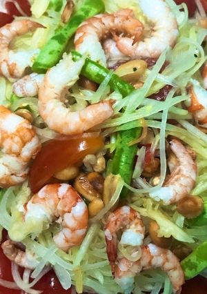 Hình của món Gỏi đu đủ Som Tum.
