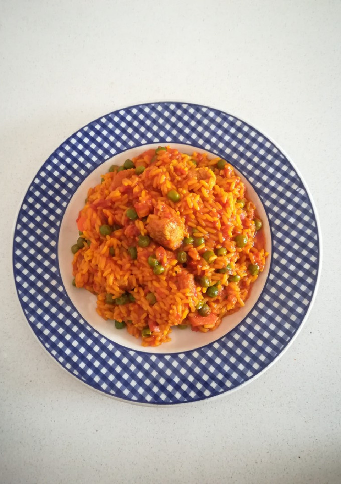 Una foto de Arroz de aprovechamiento de carne (Olla Gm g)