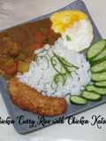 185. Chicken Curry Rice with Chicken Katsu