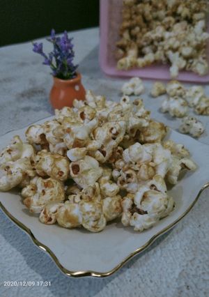 Foto resep Pop corn caramel gurih legit. renyah. simple