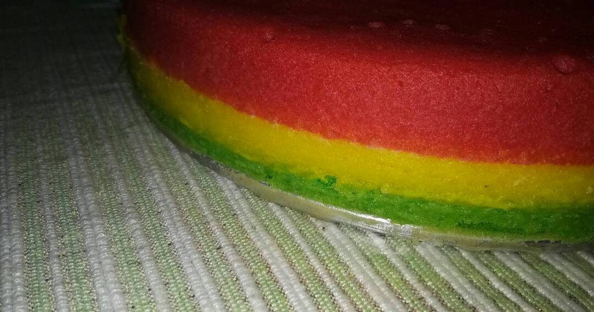 Resep Bolu kukus pelangi No Timbangan mudah dan Lembut ...