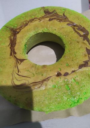 Foto resep Bolu pandan santan