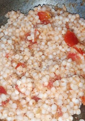 A picture of Sabudana khichdi.