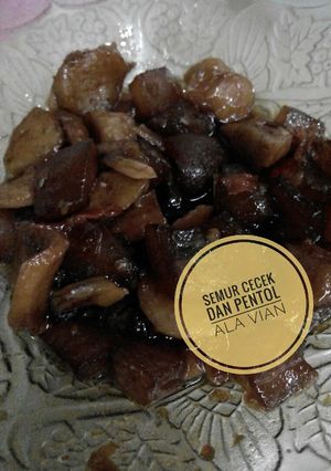 Foto resep Semur Cecek dan Pentol