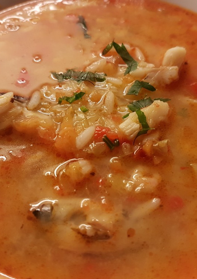 Una foto de Sopa de Marisco