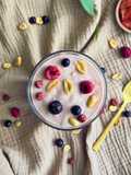 Földimogyorós epres smoothie 🍓 TÉNÉ recept|Gyors, krémes és Tápláló