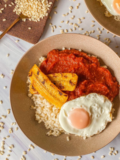 Una foto de Arroz a la cubana saludable