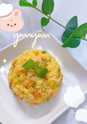 Hình của món Cơm Chiên Kiểu Thái Cho Bé 1+.