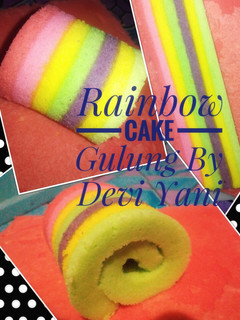 Foto resep RAINBOW Cake Kukus