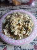 Arroz Integral con Chauchas