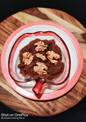A picture of Walnut Halwa.