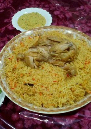صورة لوصفة رز علا طريقتي