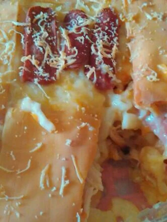 Easy Way Make Mac and cheese panggang (with veggies) the Can Spoil the Tongue Really delicious