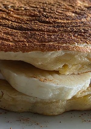 Una foto de 🥞 Pancakes crocantes de harina de mandioca y harina de almendra