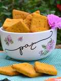 Crackers saborizadas, de harina de garbanzo y mix de semillas😎
