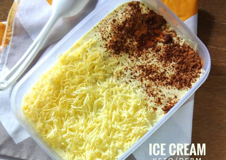 Resep masakan Ice Cream Vanila Keto/Debm | Bahan Membuat Ice Cream Vanila Keto/Debm Yang Enak Dan Mudah