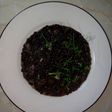 Lentejas caviar con calamar