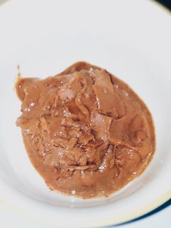 Una foto de Helado de chocolate