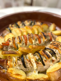 Una foto de Ratatouille de solomillo de cerdo