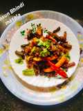 BHINDI Masala (Lahsun Bhindi masala)
