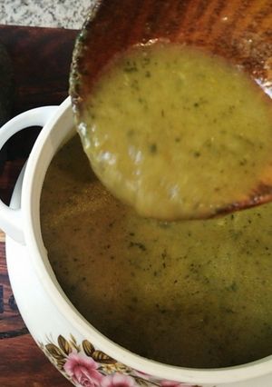 Une photo de Soupe au 10 légumes vegan soupe