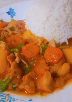 A picture of Delicious Hearty Mushroom & Potato Stew.