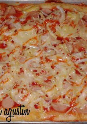 Foto resep Hawaiian pizza