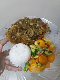 Foto resep Chicken Katsu with Black Pepper Sauce