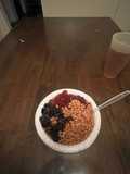 Baked Ham with Cranberry Jelly and Pork and Beans