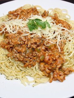 Una foto de Spaguetti con carne picada
