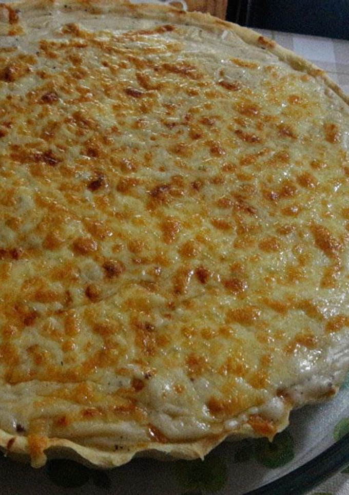Una foto de Tarta de acelga, queso y salsa blanca 🤤