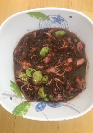 Foto resep Cumi balado petai