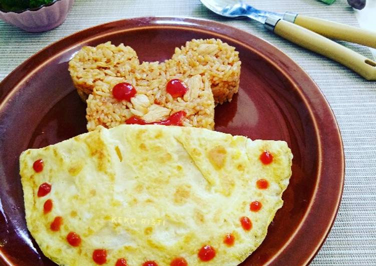 Cara Gampang Menyiapkan Omurice _Nasi Omelet Jepang yang Lezat Sekali