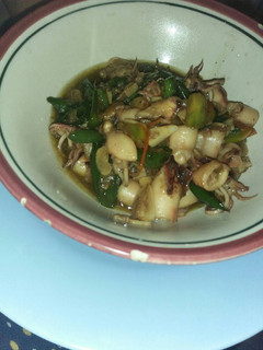 Foto resep Tumis Cumi Asin Cabe Ijo