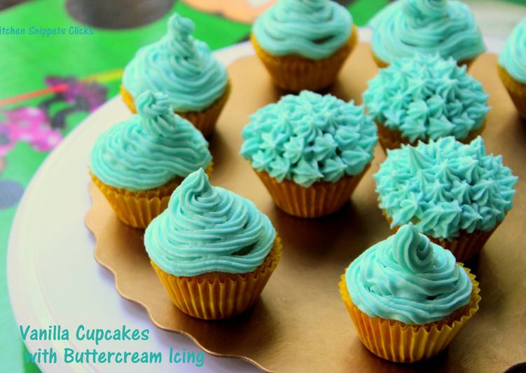 Simple Way to Make Quick Vanilla Cup Cakes