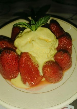 Una foto de Fresas a la pimienta
