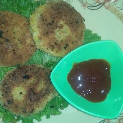 Aloo ky cutlet A picture of Aloo ky cutlet.
