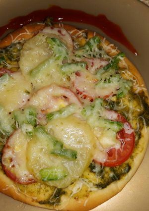 A picture of Veggie Pizza.