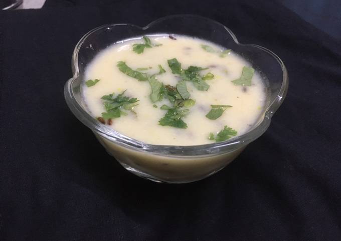 “Gujarati Kadhi” or “Gujarati Curry” Recipe by Khushbu Parthiv Desai ...