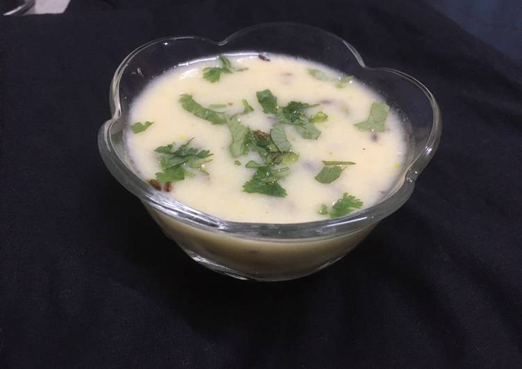 Recipe of Any-night-of-the-week “Gujarati Kadhi” or “Gujarati Curry”