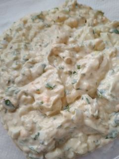 Medvehagymás tojáskrém recept fotója