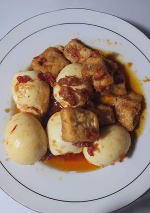 Foto resep Telur Tahu Sambal Manis