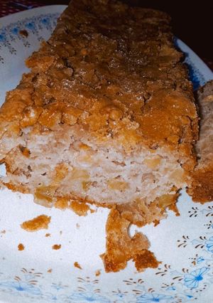Una foto de Budín de manzana fácil