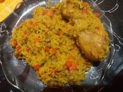 Una foto de arroz amarillo