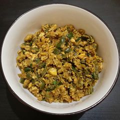 Capsicum Egg bhurji A picture of Capsicum Egg bhurji.
