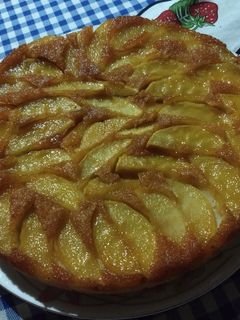 Una foto de Tarta Invertida de Manzana