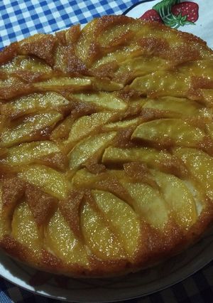 Una foto de Tarta Invertida de Manzana