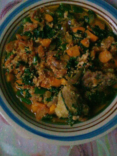 A picture of Vegetable sauce.