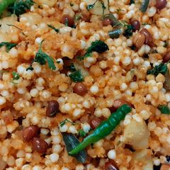 A picture of Sabudana khichdi.