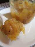 Chutney de zucchini y pera en microondas